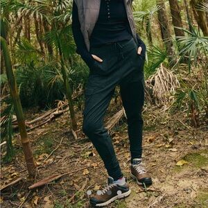 Free People Movement Off Road Heather Jogger Black Heather Size M